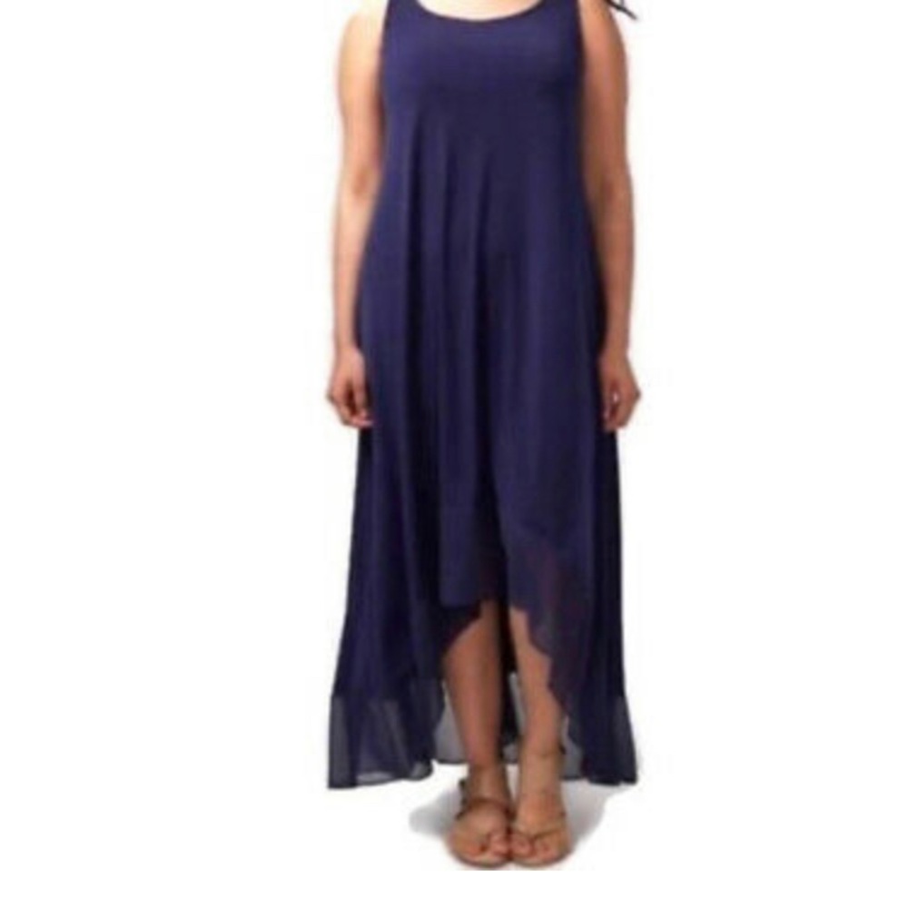 Lane Bryant Navy Blue Maxi Dress size 22/24